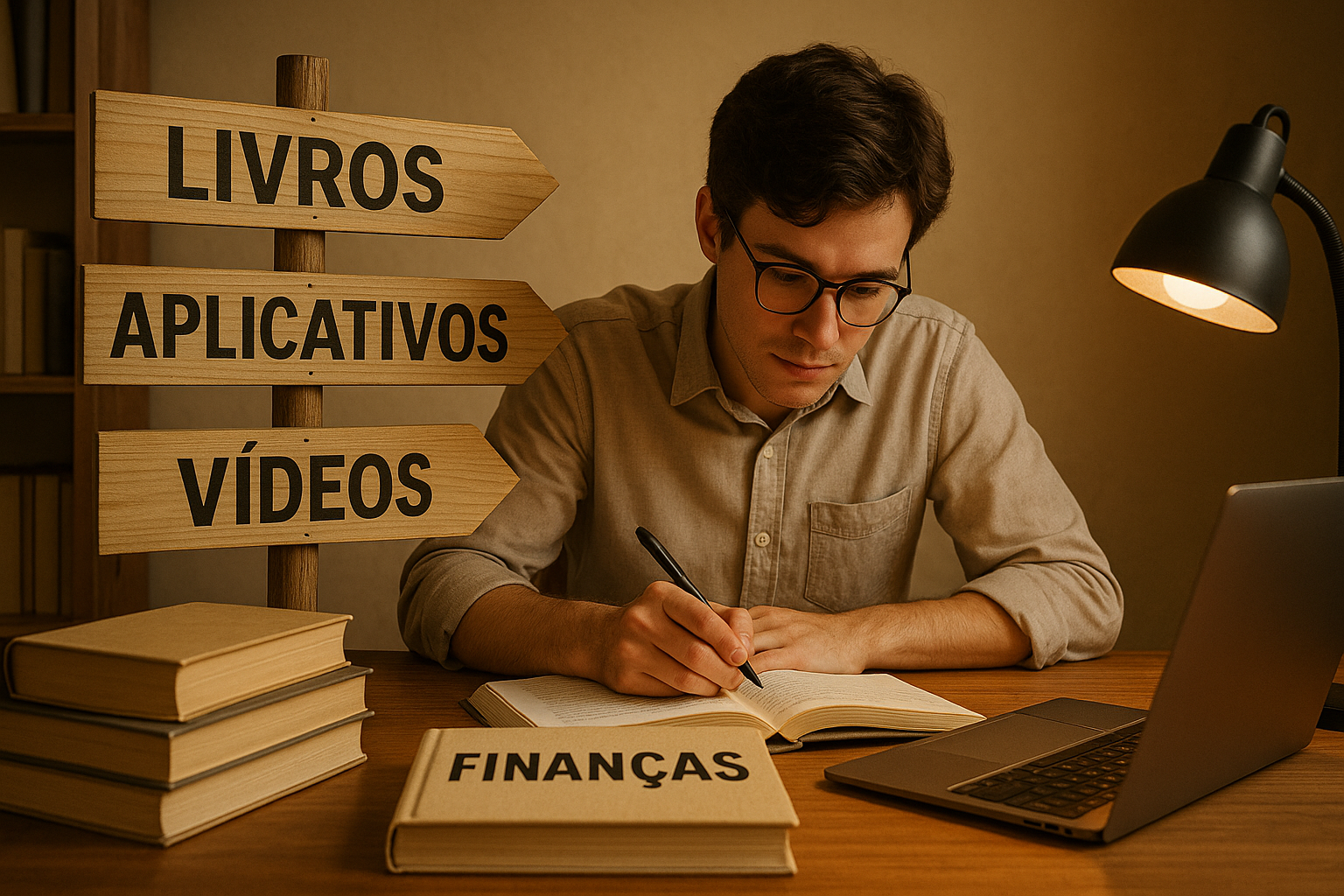 Pessoa Estudando Finanças